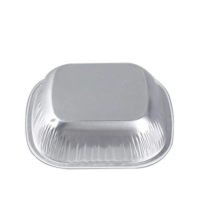 conteneurs de approvisionnement de nourriture enduite en vol jetable de ligne aérienne de conteneurs de nourriture du papier d'aluminium 250ml avec des couvercles