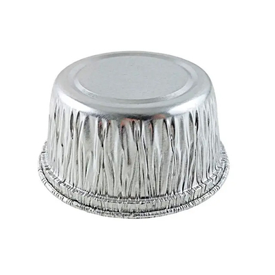 Le rond emportent les tasses jetables de ramequins des récipients alimentaires 130ml de papier d'aluminium
