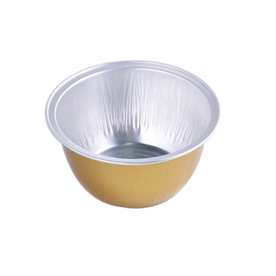 Les conteneurs de nourriture jetables du papier d'aluminium 130ML ont plissé la casserole colorée de cuisson de cuvette de gâteau de tasses