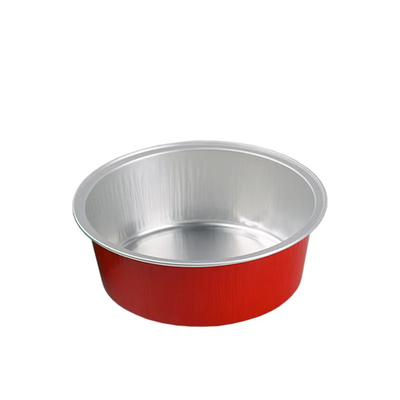 conteneurs de nourriture jetables du papier d'aluminium 150ml autour de couvercle coloré de Mini Cupcake Baking Cups With