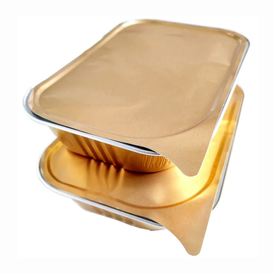 gâteau de cuisson Tray Pan Container du papier aluminium 750ml coloré jetable