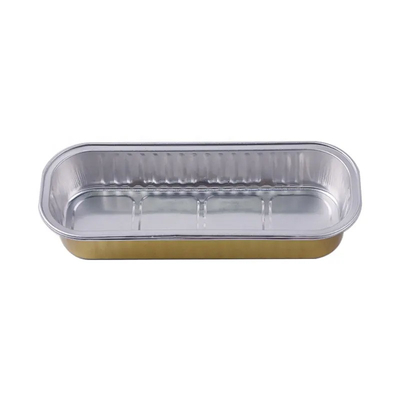 200ml Mini Loaf Aluminium Takeaway Box faisant de grands conteneurs cuire au four d'aluminium