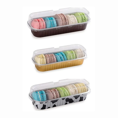 200ml Mini Loaf Aluminium Takeaway Box faisant de grands conteneurs cuire au four d'aluminium
